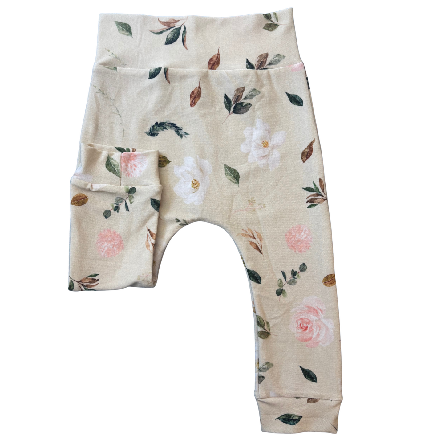 Beige Rose Pants