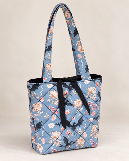 Dragon Quilted Tote Bag