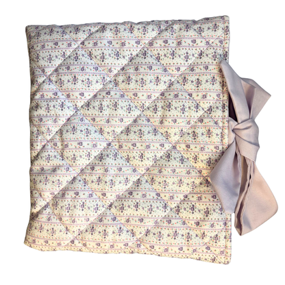 Quilted Vintage Lilac Book Sleeve