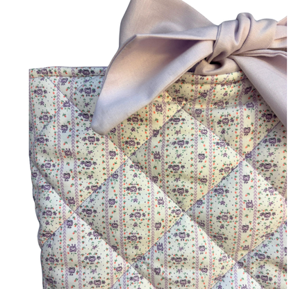 Quilted Vintage Lilac Book Sleeve