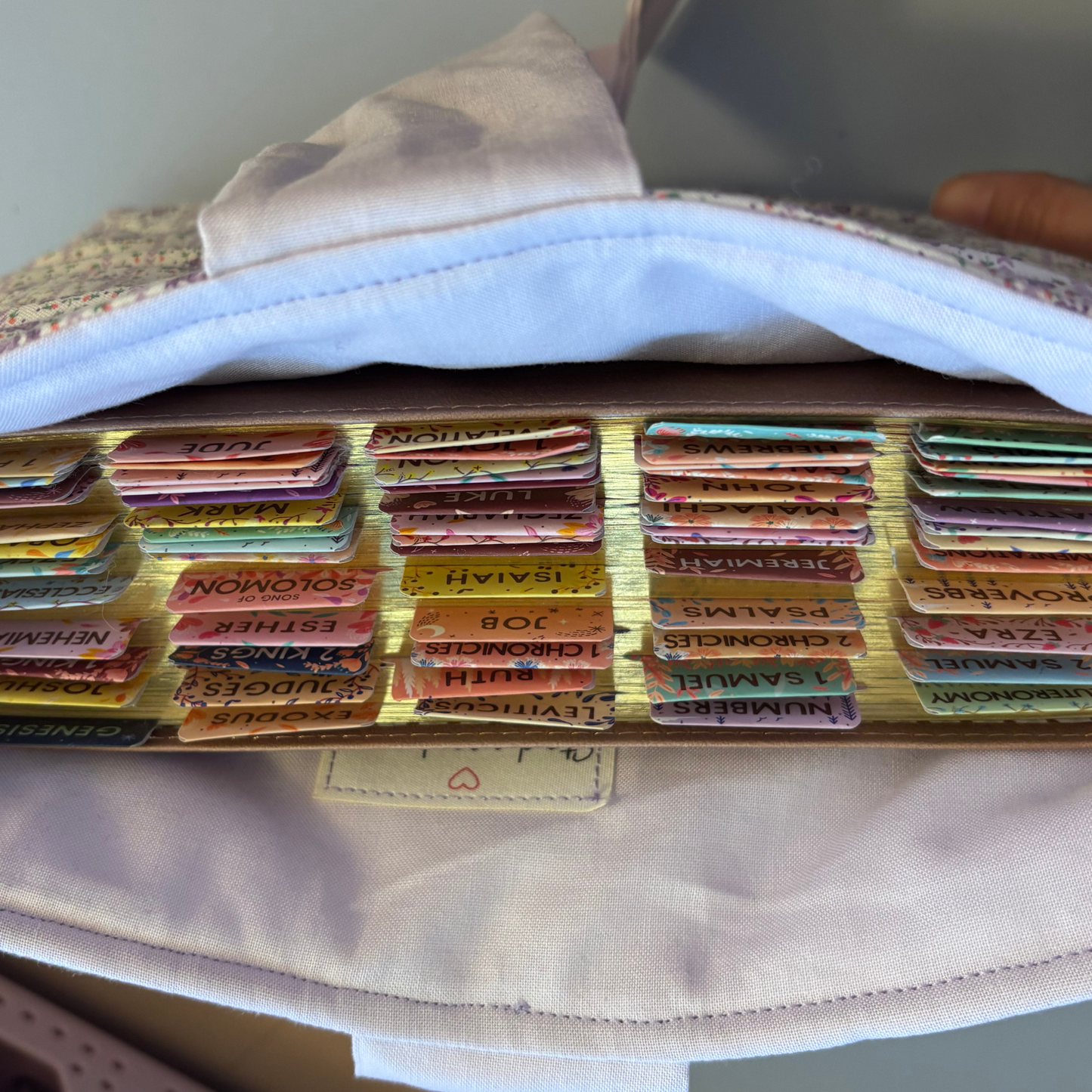 Quilted Vintage Lilac Book Sleeve