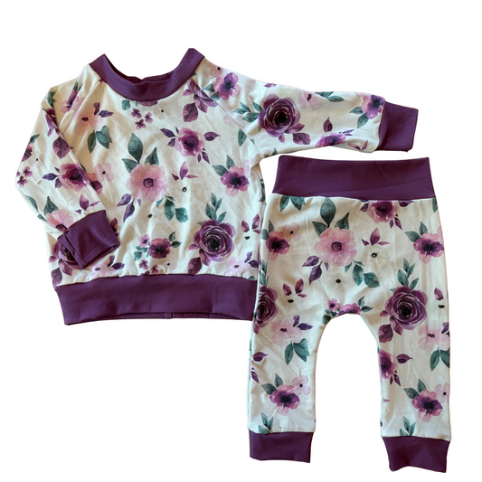 Purple Rose Playsuit