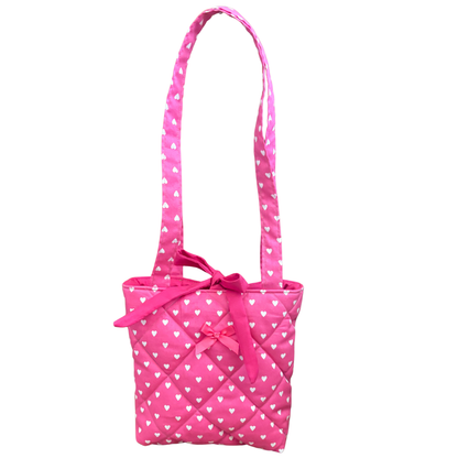 Pink Hearts Mini Tote