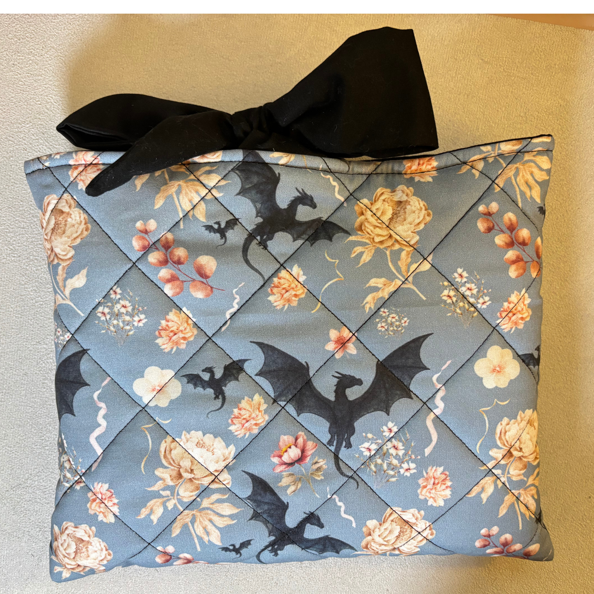 Dragon Quilted Book Sleeve