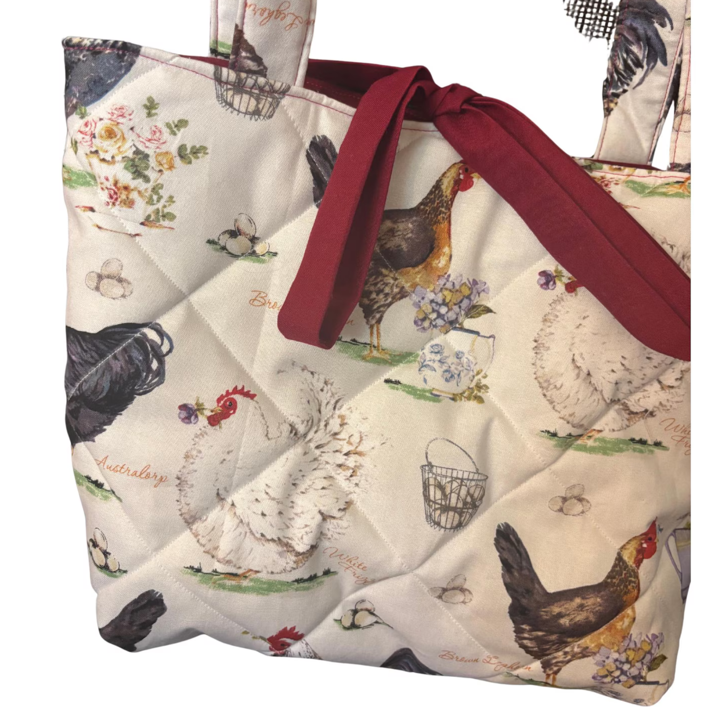 Chicken Quilted Tote