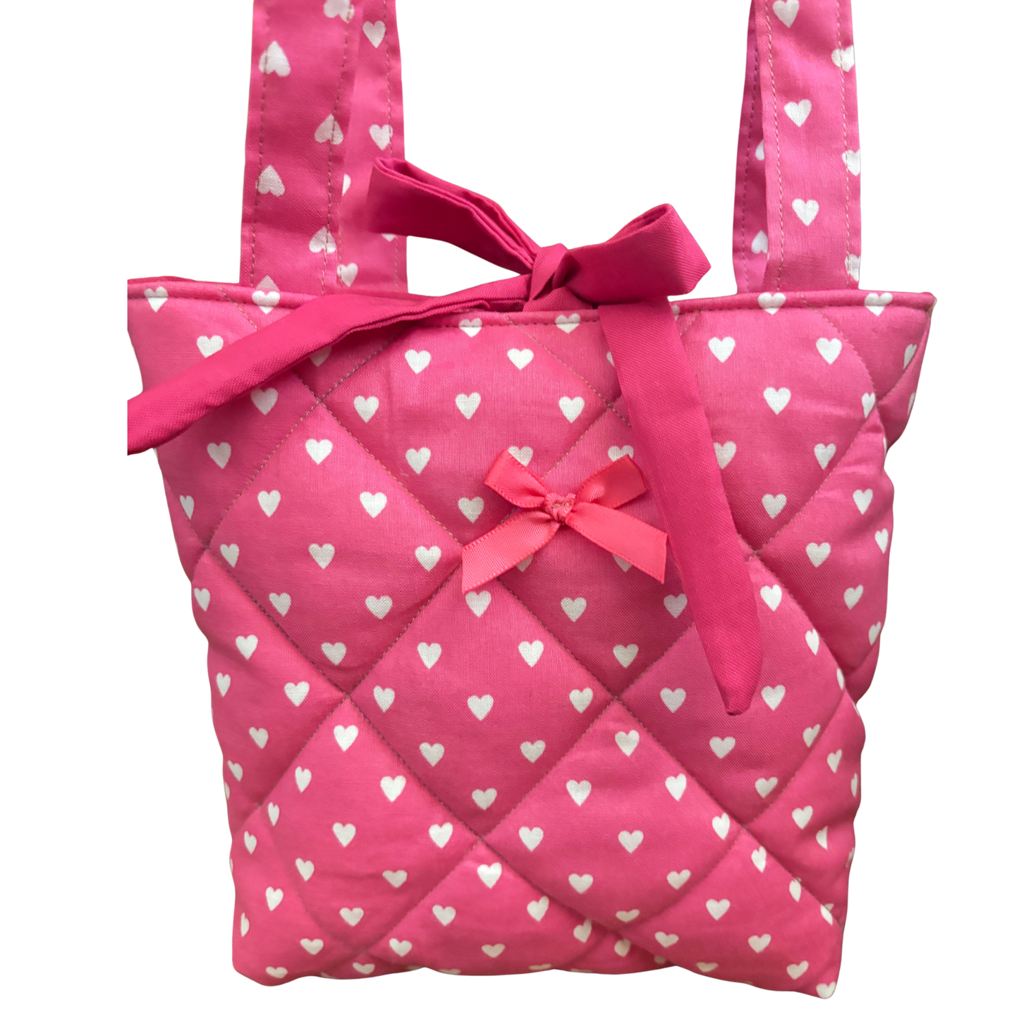 Pink Hearts Mini Tote
