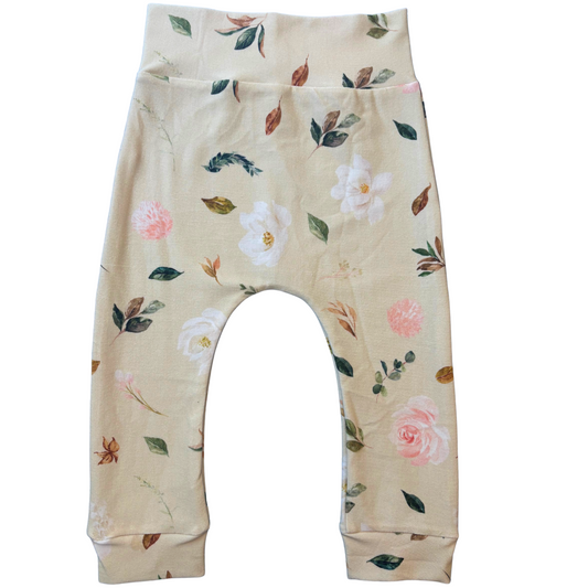 Beige Rose Pants