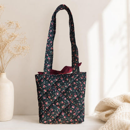 Dark Romance Quilted Tote