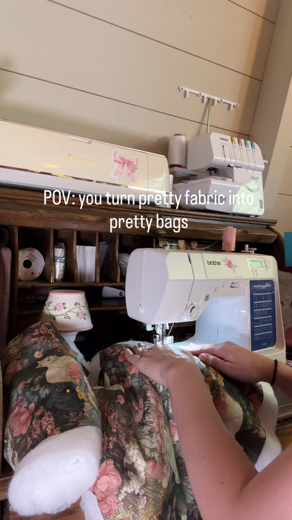 Cat Meadow Quilted Tote